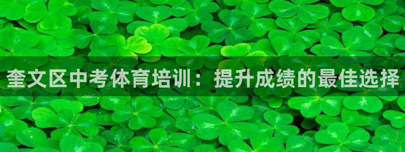 富联娱乐平台是什么：奎文区中考体育培训：提升成绩的最