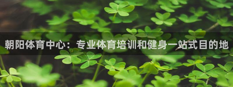 富联娱乐会员账号：朝阳体育中心：专业体育培训和健身一