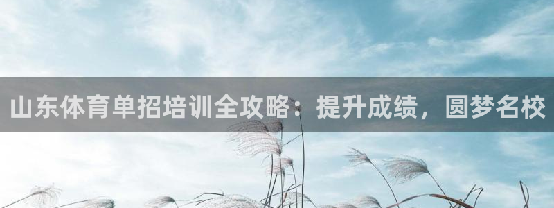 富联娱乐平台怎么样：山东体育单招培训全攻略：提升成绩