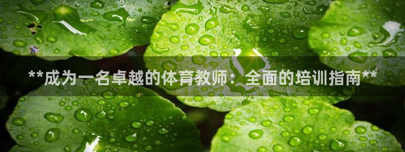 富联娱乐平台开户条件要求：**成为一名卓越的体育教师