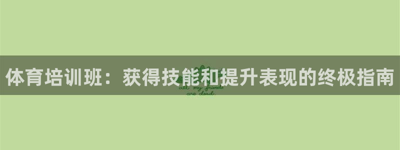富联娱乐平台是什么软件：体育培训班：获得技能和提升表