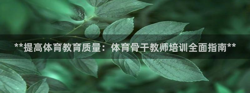 富联平台半7O777：**提高体育教育质量：体育骨干