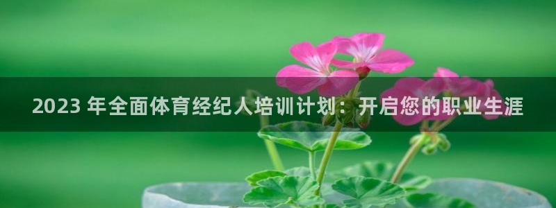 富联平台线路检测中心：2023 年全面体育经纪人培训计划：开